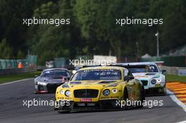 Bentley Team ABT - Christer Jons(DEU), Jordan Pepper(ZAF), Nico Verdonck(BEL) - Bentley Continental GT3 27-30.07.2017. Blancpain Endurance Series, Rd 7, 24 Hours of Spa, Spa Francorchamps, Belgium