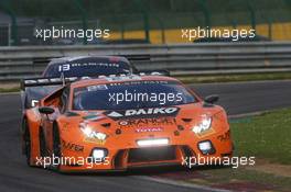 Orange 1 Team Lazarus - Luca Filippi(ITA), Nicolas Pohler(DEU), Fabrizio Crestani(ITA) - Lamborghini Huracan GT3 27-30.07.2017. Blancpain Endurance Series, Rd 7, 24 Hours of Spa, Spa Francorchamps, Belgium