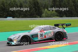 Good Smile Racing Team UKYO - Taniguchi Nobuteru (JPN), Kataoka Tatsuya (JPN), Kobayashi Kamui (JPN) - Mercedes-AMG GT3 27-30.07.2017. Blancpain Endurance Series, Rd 7, 24 Hours of Spa, Spa Francorchamps, Belgium