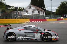 Belgian Audi Club Team WRT - Stephane Richelmi(MCO), Nathanael Berthon(FRA), Benoit Treluyer(FRA) - Audi R8 LMS 27-30.07.2017. Blancpain Endurance Series, Rd 7, 24 Hours of Spa, Spa Francorchamps, Belgium