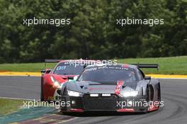 Audi Sport Team WRT - Connor De Phillippi(USA), Christopher Mies(DEU), Frederic Vervisch(BEL) - Audi R8 LMS 27-30.07.2017. Blancpain Endurance Series, Rd 7, 24 Hours of Spa, Spa Francorchamps, Belgium