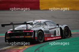 Audi Sport Team WRT - Connor De Phillippi(USA), Christopher Mies(DEU), Frederic Vervisch(BEL) - Audi R8 LMS 27-30.07.2017. Blancpain Endurance Series, Rd 7, 24 Hours of Spa, Spa Francorchamps, Belgium