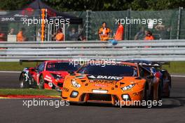 Orange 1 Team Lazarus - Luca Filippi(ITA), Nicolas Pohler(DEU), Fabrizio Crestani(ITA) - Lamborghini Huracan GT3 27-30.07.2017. Blancpain Endurance Series, Rd 7, 24 Hours of Spa, Spa Francorchamps, Belgium