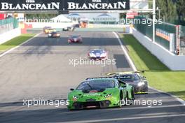 GRT Grasser Racing Team - Rolf Ineichen(CHE), Raffaele Giammaria(ITA), Ezequiel Perez Companc(ARG) - Lamborghini Huracan GT3 27-30.07.2017. Blancpain Endurance Series, Rd 7, 24 Hours of Spa, Spa Francorchamps, Belgium