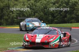 AF Corse - Ishikawa Motoaki(JPN), Lorenzo Bontempelli(ITA), Olivier Beretta(MCO), Francesco Castellacci(MCO) - Ferrari 488 GT3 27-30.07.2017. Blancpain Endurance Series, Rd 7, 24 Hours of Spa, Spa Francorchamps, Belgium