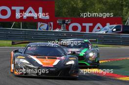 Garage 59 - Alexander West(SWE), Chris Goodwin(GBR), Chris Harris(GBR), Bradley Ellis(GBR) - McLaren 650 S GT3 27-30.07.2017. Blancpain Endurance Series, Rd 7, 24 Hours of Spa, Spa Francorchamps, Belgium