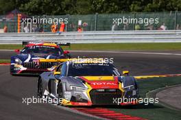 Belgian Audi Club Team WRT - Stuart Leonard(GBR), Jake Dennis(GBR), Jamie Green(GBR) - Audi R8 LMS 27-30.07.2017. Blancpain Endurance Series, Rd 7, 24 Hours of Spa, Spa Francorchamps, Belgium