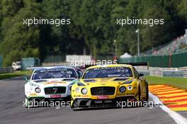 Bentley Team ABT - Christer Jons(DEU), Jordan Pepper(ZAF), Nico Verdonck(BEL) - Bentley Continental GT3 27-30.07.2017. Blancpain Endurance Series, Rd 7, 24 Hours of Spa, Spa Francorchamps, Belgium