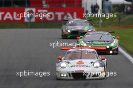 Herberth Motorsport - Daniel Allemann(CHE), Ralf Bohn(DEU), Sven Mueller(DEU), Mathieu Jaminet(FRA) - Porsche 991 GT3 R 27-30.07.2017. Blancpain Endurance Series, Rd 7, 24 Hours of Spa, Spa Francorchamps, Belgium