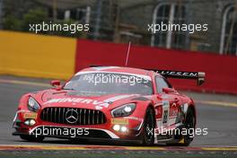 Akka ASP- Serralles Felix (PRI), Juncadella Daniel (ESP), Vautier Tristan (FRA) -Mercedes-AMG GT3 27-30.07.2017. Blancpain Endurance Series, Rd 7, 24 Hours of Spa, Spa Francorchamps, Belgium