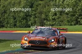 Mercedes-AMG Team HTP Motorsport - Jimmy Eriksson(SWE), Maxi Buhk(DEU), Franck Perera(FRA) - Mercedes-AMG GT3 27-30.07.2017. Blancpain Endurance Series, Rd 7, 24 Hours of Spa, Spa Francorchamps, Belgium