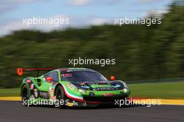 Rinaldi Racing - Pierre Ehret(DEU), Rino Mastronardi(ITA), Patrick Van Glabeke(BEL), Gabriele Lancieri(ITA) - Ferrari 488 GT3 27-30.07.2017. Blancpain Endurance Series, Rd 7, 24 Hours of Spa, Spa Francorchamps, Belgium