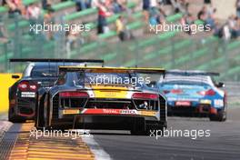 Belgian Audi Club Team WRT - Stuart Leonard(GBR), Jake Dennis(GBR), Jamie Green(GBR) - Audi R8 LMS 27-30.07.2017. Blancpain Endurance Series, Rd 7, 24 Hours of Spa, Spa Francorchamps, Belgium