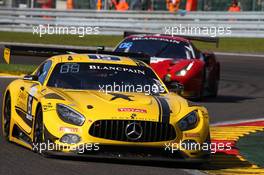 Black Falcon - Dore Chaponik(USA), Brett Sandberg(USA), Scott Heckert(USA), Jeroen Bleekemolen(NDL) - Mercedes-AMG GT3 27-30.07.2017. Blancpain Endurance Series, Rd 7, 24 Hours of Spa, Spa Francorchamps, Belgium