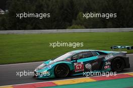 Attempto Racing - Giorgio Maggi(ITA), JÃ¼rgen Krebs(DEU), Clement Mateu(FRA), Sarah Bovy(BEL) - Lamborghini Huracan GT3 27-30.07.2017. Blancpain Endurance Series, Rd 7, 24 Hours of Spa, Spa Francorchamps, Belgium