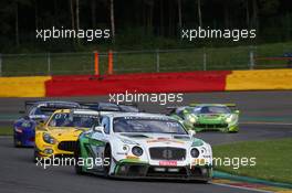 Bentley Team M-Sport - Maxime Soulet(BEL), Vincent Abril(MCO), Andy Soucek(ESP) - Bentley Continental GT3 27-30.07.2017. Blancpain Endurance Series, Rd 7, 24 Hours of Spa, Spa Francorchamps, Belgium