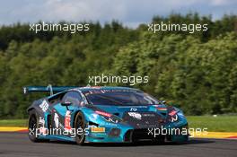 Attempto Racing - Giorgio Maggi(ITA), JÃ¼rgen Krebs(DEU), Clement Mateu(FRA), Sarah Bovy(BEL) - Lamborghini Huracan GT3 27-30.07.2017. Blancpain Endurance Series, Rd 7, 24 Hours of Spa, Spa Francorchamps, Belgium