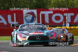 Good Smile Racing & Team UKYO - Nobuteru Taniguchi(JPN),Tatsuya Kataoka(JPN),Kamui Kobayashi(JPN) - Mercedes-AMG GT3 27-30.07.2017. Blancpain Endurance Series, Rd 7, 24 Hours of Spa, Spa Francorchamps, Belgium