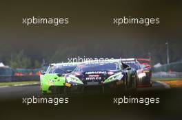 Team HB Racing - Bernard Delhez(BEL), Gilles Vannelet(FRA), Mike Stursberg(DEU), Christopher Zanella(CHE) - Lamborghini Huracan GT3 27-30.07.2017. Blancpain Endurance Series, Rd 7, 24 Hours of Spa, Spa Francorchamps, Belgium