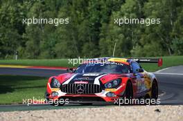 Akka ASP - Daniele Perfetti(CHE), Alex Fontana(CHE), Ludovic Badey(FRA), Nico Bastian(DEU) - Mercedes-AMG GT3 27-30.07.2017. Blancpain Endurance Series, Rd 7, 24 Hours of Spa, Spa Francorchamps, Belgium