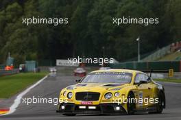 Bentley Team ABT - Christer Jons(DEU), Jordan Pepper(ZAF), Nico Verdonck(BEL) - Bentley Continental GT3 27-30.07.2017. Blancpain Endurance Series, Rd 7, 24 Hours of Spa, Spa Francorchamps, Belgium