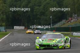 Rinaldi Racing, Alexander Mattschull(DEU), Rinat Salikhov(RUS), Matteo Malucelli(ITA), Norbert Siedler(AUT) - Ferrari 488 GT3 27-30.07.2017. Blancpain Endurance Series, Rd 7, 24 Hours of Spa, Spa Francorchamps, Belgium