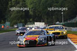 Belgian Audi Club Team WRT - Stuart Leonard(GBR), Jake Dennis(GBR), Jamie Green(GBR) - Audi R8 LMS 27-30.07.2017. Blancpain Endurance Series, Rd 7, 24 Hours of Spa, Spa Francorchamps, Belgium