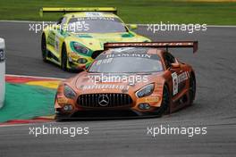 Mercedes AMG Team HTP Motorsport - Eriksson Jimmy (SWE), Buhk Maxi (DEU), Perera Franck (FRA) - Mercedes-AMG GT3 27-30.07.2017. Blancpain Endurance Series, Rd 7, 24 Hours of Spa, Spa Francorchamps, Belgium