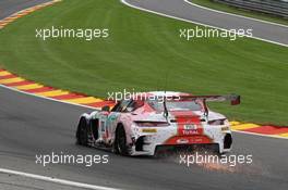 Good Smile Racing & Team UKYO - Nobuteru Taniguchi(JPN),Tatsuya Kataoka(JPN),Kamui Kobayashi(JPN) - Mercedes-AMG GT3 27-30.07.2017. Blancpain Endurance Series, Rd 7, 24 Hours of Spa, Spa Francorchamps, Belgium