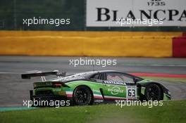 GRT Grasser Racing Team - Mirko Bortolotti(ITA), Christian Engelhart(DEU), Andrea Caldarelli(ITA) - Lamborghini Huracan GT3 27-30.07.2017. Blancpain Endurance Series, Rd 7, 24 Hours of Spa, Spa Francorchamps, Belgium