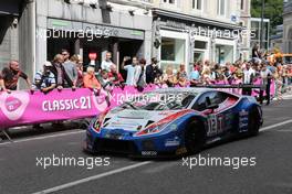 Ombra Racing - Andrea Piccini (ITA), Michele Beretta (ITA), Stefano Gattuso (ITA) - Lamborghini Huracan GT3 27-30.07.2017. Blancpain Endurance Series, Rd 7, 24 Hours of Spa, Spa Francorchamps, Belgium