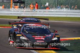 Strakka Racing - David Fumanelli(ITA), Jonny Kane(GBR), Sam Tordoff(GBR) - McLaren 650 S GT3 27-30.07.2017. Blancpain Endurance Series, Rd 7, 24 Hours of Spa, Spa Francorchamps, Belgium