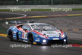 Ombra Racing - Beretta Michele (ITA), Gattuso Stefano (ITA), Piccini Andrea (ITA) -Lamborghini Huracan GT3 27-30.07.2017. Blancpain Endurance Series, Rd 7, 24 Hours of Spa, Spa Francorchamps, Belgium