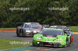 GRT Grasser Racing Team - Rolf Ineichen(CHE), Raffaele Giammaria(ITA), Ezequiel Perez Companc(ARG) - Lamborghini Huracan GT3 27-30.07.2017. Blancpain Endurance Series, Rd 7, 24 Hours of Spa, Spa Francorchamps, Belgium