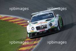 Bentley Team M-Sport - Maxime Soulet(BEL), Vincent Abril(MCO), Andy Soucek(ESP) - Bentley Continental GT3 27-30.07.2017. Blancpain Endurance Series, Rd 7, 24 Hours of Spa, Spa Francorchamps, Belgium