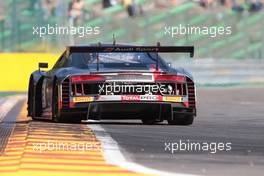 Audi Sport Team WRT - Connor De Phillippi(USA), Christopher Mies(DEU), Frederic Vervisch(BEL) - Audi R8 LMS 27-30.07.2017. Blancpain Endurance Series, Rd 7, 24 Hours of Spa, Spa Francorchamps, Belgium