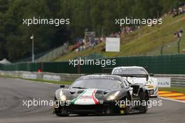 Spirit Of Race - Niek Hommerson(NDL), Louis Machiels(BEL), Andrea Bertolini(ITA), Rory Butcher(GBR) - Ferrari 488 GT3 27-30.07.2017. Blancpain Endurance Series, Rd 7, 24 Hours of Spa, Spa Francorchamps, Belgium