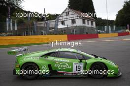 GRT Grasser Racing Team - Rolf Ineichen(CHE), Raffaele Giammaria(ITA), Ezequiel Perez Companc(ARG) - Lamborghini Huracan GT3 27-30.07.2017. Blancpain Endurance Series, Rd 7, 24 Hours of Spa, Spa Francorchamps, Belgium