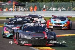 Audi Sport Team WRT - Connor De Phillippi(USA), Christopher Mies(DEU), Frederic Vervisch(BEL) - Audi R8 LMS 27-30.07.2017. Blancpain Endurance Series, Rd 7, 24 Hours of Spa, Spa Francorchamps, Belgium