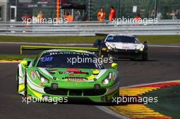 Rinaldi Racing, Alexander Mattschull(DEU), Rinat Salikhov(RUS), Matteo Malucelli(ITA), Norbert Siedler(AUT) - Ferrari 488 GT3 27-30.07.2017. Blancpain Endurance Series, Rd 7, 24 Hours of Spa, Spa Francorchamps, Belgium