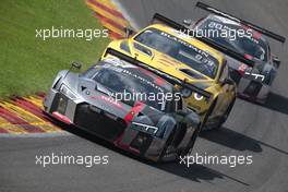 Audi Sport Team Sainteloc - Christopher Haase(DEU), Jules Gounon(FRA), Markus Winkelhock(DEU) - Audi R8 LMS 27-30.07.2017. Blancpain Endurance Series, Rd 7, 24 Hours of Spa, Spa Francorchamps, Belgium