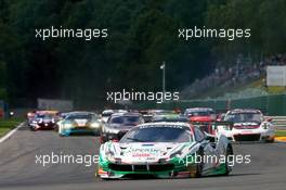 Kaspersky Motorsport - Giancarlo Fisichella(ITA), Marco Cioci(ITA), James Calado(GBR) - Ferrari 488 GT3 27-30.07.2017. Blancpain Endurance Series, Rd 7, 24 Hours of Spa, Spa Francorchamps, Belgium