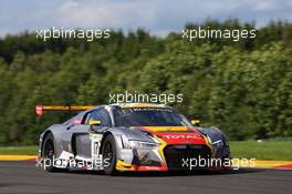 Belgian Audi Club Team WRT - Stuart Leonard(GBR), Jake Dennis(GBR), Jamie Green(GBR) - Audi R8 LMS 27-30.07.2017. Blancpain Endurance Series, Rd 7, 24 Hours of Spa, Spa Francorchamps, Belgium