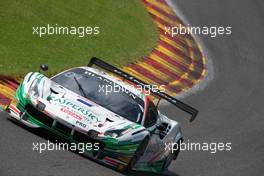 Kaspersky Motorsport - Giancarlo Fisichella(ITA), Marco Cioci(ITA), James Calado(GBR) - Ferrari 488 GT3 27-30.07.2017. Blancpain Endurance Series, Rd 7, 24 Hours of Spa, Spa Francorchamps, Belgium