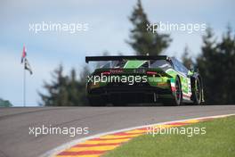 GRT Grasser Racing Team - Mirko Bortolotti(ITA), Christian Engelhart(DEU), Andrea Caldarelli(ITA) - Lamborghini Huracan GT3 27-30.07.2017. Blancpain Endurance Series, Rd 7, 24 Hours of Spa, Spa Francorchamps, Belgium