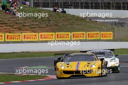 AF Corse - Pasin Lathouras(THA), Michele Rugolo(ITA), Alessandro Pier Guidi(ITA) - Ferrari 488 GT3 30.09.2017-01.10.2017. Blancpain GT Series Endurance Cup, Barcelona, Circuit de Catalunya, Barcelona, Spain