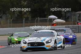 Mercedes-AMG Team Black Falcon - Luca Stolz(DEU), Adam Christodoulou(GBR), Yelmer Buurman(NDL) - Mercedes-AMG GT3 30.09.2017-01.10.2017. Blancpain GT Series Endurance Cup, Barcelona, Circuit de Catalunya, Barcelona, Spain