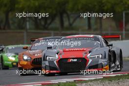 Belgian Audi Club Team WRT -  Marcel Fassler(CHE),  Dries Vanthoor(BEL), Will Stevens(GBR) - Audi R8 LMS 30.09.2017-01.10.2017. Blancpain GT Series Endurance Cup, Barcelona, Circuit de Catalunya, Barcelona, Spain