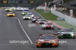 Mercedes-AMG Team HTP Motorsport - Jimmy Eriksson(SWE), Maxi Buhk(DEU), Franck Perera(FRA) - Mercedes-AMG GT3 30.09.2017-01.10.2017. Blancpain GT Series Endurance Cup, Barcelona, Circuit de Catalunya, Barcelona, Spain