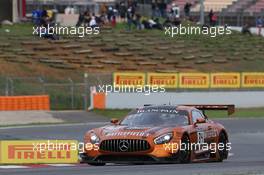 Mercedes-AMG Team HTP Motorsport - Jimmy Eriksson(SWE), Maxi Buhk(DEU), Franck Perera(FRA) - Mercedes-AMG GT3 30.09.2017-01.10.2017. Blancpain GT Series Endurance Cup, Barcelona, Circuit de Catalunya, Barcelona, Spain